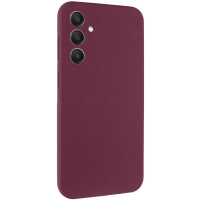 Чохол Silicone Cover Lakshmi Full Camera (AAA) для Samsung Galaxy S25 Бордовий / Plum