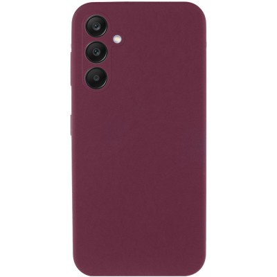 Чохол Silicone Cover Lakshmi Full Camera (AAA) для Samsung Galaxy S25 Бордовий / Plum