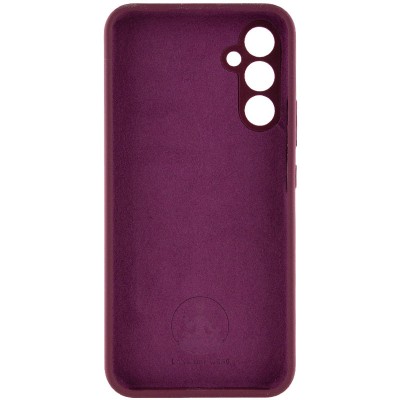 Чохол Silicone Cover Lakshmi Full Camera (AAA) для Samsung Galaxy S25 Бордовий / Plum