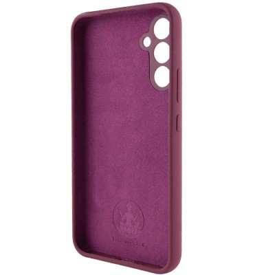 Чохол Silicone Cover Lakshmi Full Camera (AAA) для Samsung Galaxy S25 Бордовий / Plum