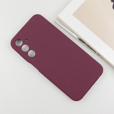 Чохол Silicone Cover Lakshmi Full Camera (AAA) для Samsung Galaxy S25 Бордовий / Plum