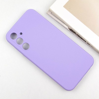 Чохол Silicone Cover Lakshmi Full Camera (AAA) для Samsung Galaxy S25 Бузковий / Dasheen