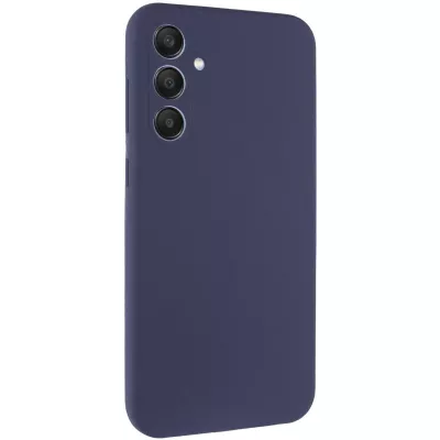 Чохол Silicone Cover Lakshmi Full Camera (AAA) для Samsung Galaxy S25+ Темно-синій / Midnight blue