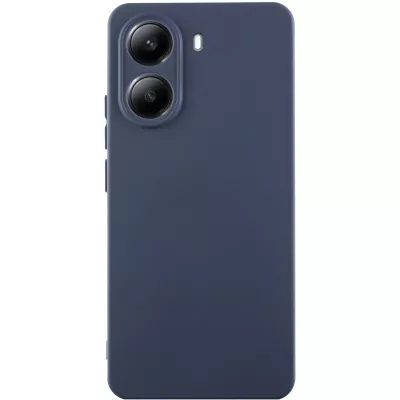 Чохол Silicone Cover Lakshmi Full Camera (AAA) для Xiaomi Poco X7 Pro Темно-синій / Midnight blue