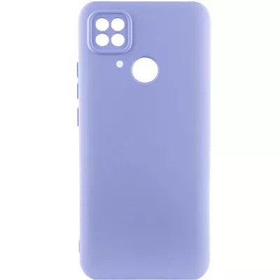 Чохол Silicone Cover Lakshmi Full Camera (AAA) для Xiaomi Redmi 10C Бузковий / Dasheen