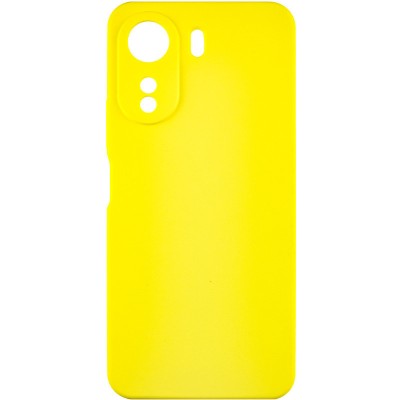 Чохол Silicone Cover Lakshmi Full Camera (AAA) для Xiaomi Redmi 13C / Poco C65 Жовтий / Yellow