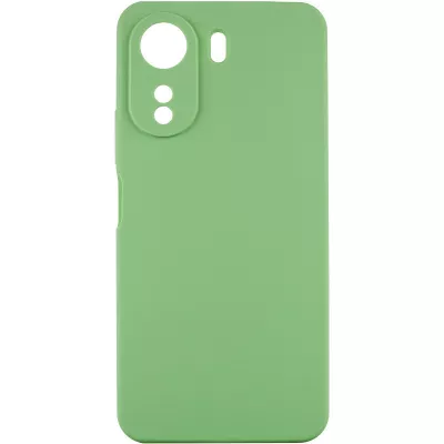 Чохол Silicone Cover Lakshmi Full Camera (AAA) для Xiaomi Redmi 13C / Poco C65 М'ятний / Mint