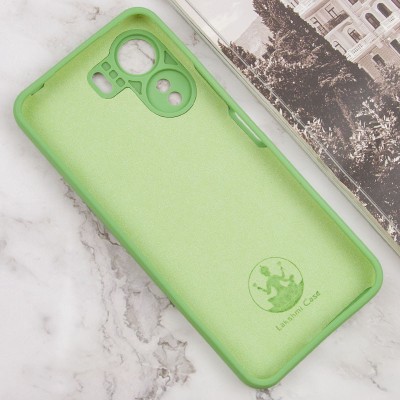 Чохол Silicone Cover Lakshmi Full Camera (AAA) для Xiaomi Redmi 13C / Poco C65 М'ятний / Mint