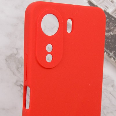 Чохол Silicone Cover Lakshmi Full Camera (AAA) для Xiaomi Redmi 13C / Poco C65 Червоний / Red