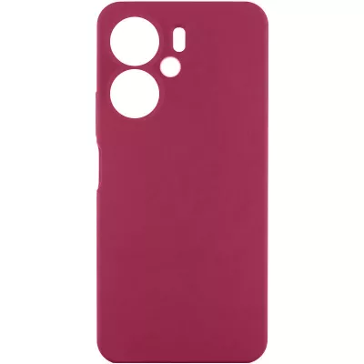 Чохол Silicone Cover Lakshmi Full Camera (AAA) для Xiaomi Redmi 13C 4G/5G / Poco C65 / Poco M6 5G Бордовий / Plum