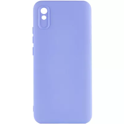 Чохол Silicone Cover Lakshmi Full Camera (AAA) для Xiaomi Redmi 9A Бузковий / Dasheen