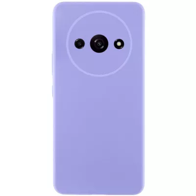 Чохол Silicone Cover Lakshmi Full Camera (AAA) для Xiaomi Redmi A3 Бузковий / Dasheen