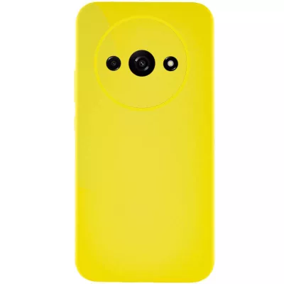 Чохол Silicone Cover Lakshmi Full Camera (AAA) для Xiaomi Redmi A3 Жовтий / Yellow