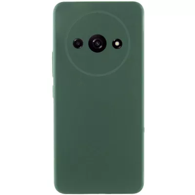 Чохол Silicone Cover Lakshmi Full Camera (AAA) для Xiaomi Redmi A3 Зелений / Cyprus Green