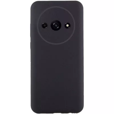 Чохол Silicone Cover Lakshmi Full Camera (AAA) для Xiaomi Redmi A3 Чорний / Black
