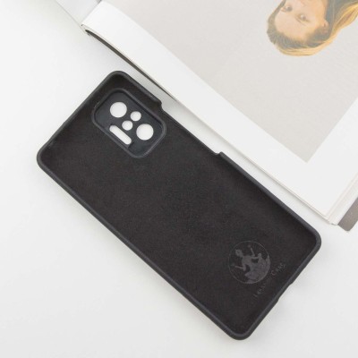 Чохол Silicone Cover Lakshmi Full Camera (AAA) для Xiaomi Redmi Note 10 Pro / 10 Pro Max Чорний / Black