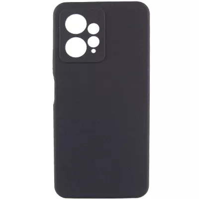 Чохол Silicone Cover Lakshmi Full Camera (AAA) для Xiaomi Redmi Note 12 4G Чорний / Black