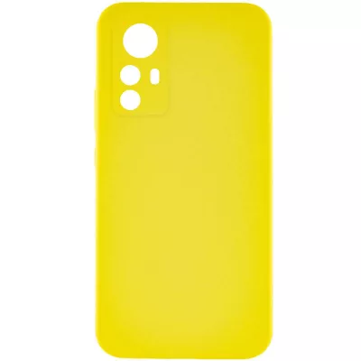 Чохол Silicone Cover Lakshmi Full Camera (AAA) для Xiaomi Redmi Note 12S Жовтий / Yellow