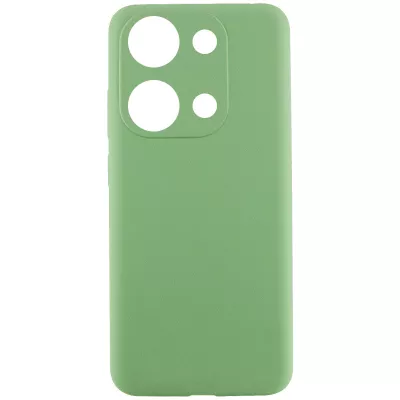 Чохол Silicone Cover Lakshmi Full Camera (AAA) для Xiaomi Redmi Note 13 Pro 4G / Poco M6 Pro 4G М'ятний / Mint