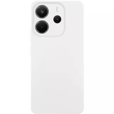 Чохол Silicone Cover Lakshmi Full Camera (AAA) для Xiaomi Redmi Note 14 4G (Europe version) Білий / White
