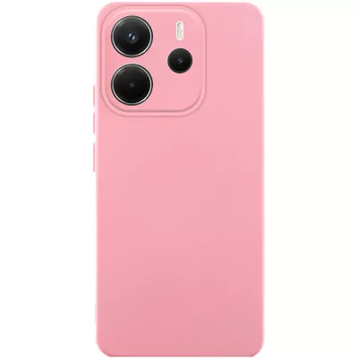 Чохол Silicone Cover Lakshmi Full Camera (AAA) для Xiaomi Redmi Note 14 4G (Europe version) Рожевий / Rose Pink