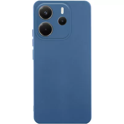 Чохол Silicone Cover Lakshmi Full Camera (AAA) для Xiaomi Redmi Note 14 4G (Europe version) Синій / Denim Blue