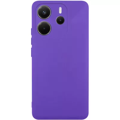 Чохол Silicone Cover Lakshmi Full Camera (AAA) для Xiaomi Redmi Note 14 4G (Europe version) Фіолетовий / Amethyst