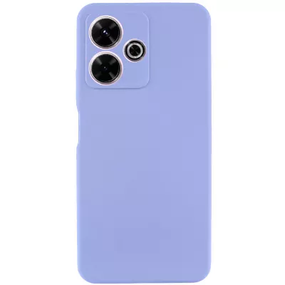 Чохол Silicone Cover Lakshmi Full Camera (AAA) для Xiaomi Redmi Note 14 5G Бузковий / Dasheen