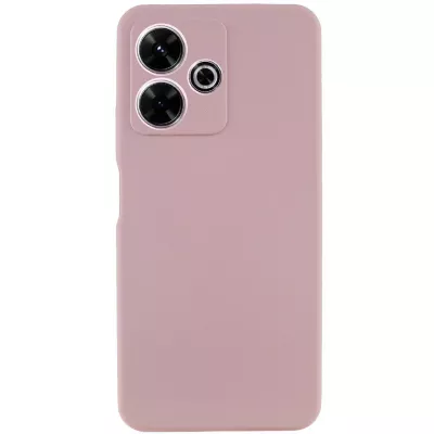 Чохол Silicone Cover Lakshmi Full Camera (AAA) для Xiaomi Redmi Note 14 5G Рожевий / Pink Sand