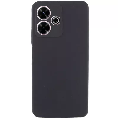 Чохол Silicone Cover Lakshmi Full Camera (AAA) для Xiaomi Redmi Note 14 5G Чорний / Black