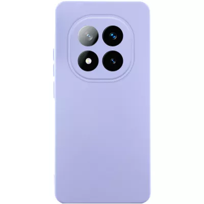 Чохол Silicone Cover Lakshmi Full Camera (AAA) для Xiaomi Redmi Note 14 Pro 4G Бузковий / Dasheen
