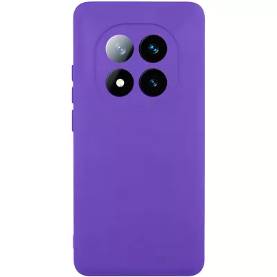 Чохол Silicone Cover Lakshmi Full Camera (AAA) для Xiaomi Redmi Note 14 Pro 4G Фіолетовий / Amethyst