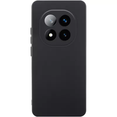 Чохол Silicone Cover Lakshmi Full Camera (AAA) для Xiaomi Redmi Note 14 Pro 5G Чорний / Black