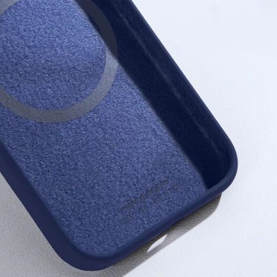 Чохол Silicone Nillkin LensWing Magnetic для Apple iPhone 15 Pro (6.1") Синій / Blue