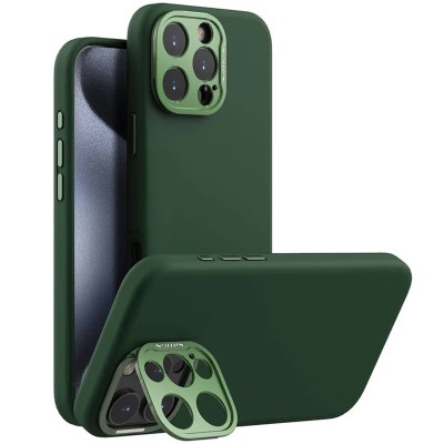 Чохол Silicone Nillkin LensWing Prop Magnetic для Apple iPhone 16 Pro Max (6.9") Зелений / Green