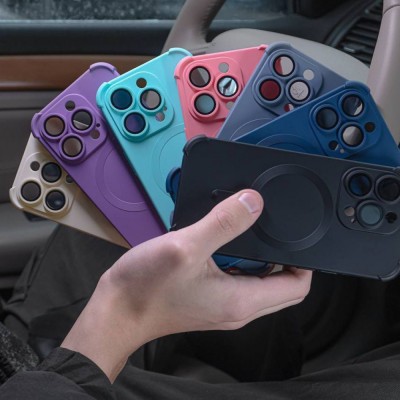 Чохол Silk Touch Case with Magnetic Ring iPhone 15 Pro blue