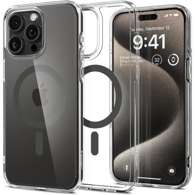 Чохол Spigen для iPhone 15 Pro Max, Ultra Hybrid MagFit, Graphite (ACS06577)