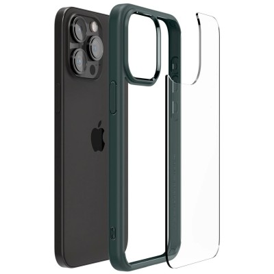 Чохол Spigen для iPhone 15 Pro Max, Ultra Hybrid, Abyss Green (ACS06574)
