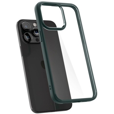 Чохол Spigen для iPhone 15 Pro Max, Ultra Hybrid, Abyss Green (ACS06574)