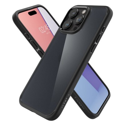 Чохол Spigen для iPhone 15 Pro Max, Ultra Hybrid, Frost Black (ACS06568)
