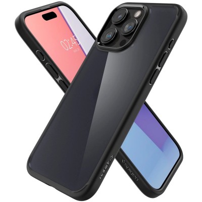 Чохол Spigen для iPhone 15 Pro, Ultra Hybrid, Frost Black (ACS06709)