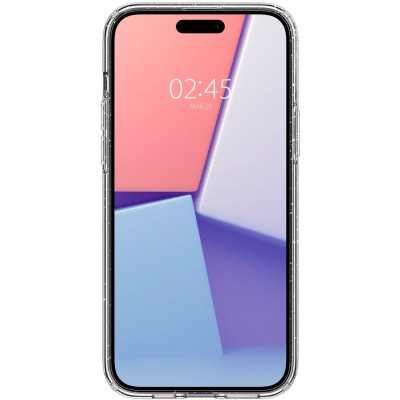 Чохол Spigen для iPhone 15, Liquid Crystal Glitter, Crystal Quartz (ACS06788)