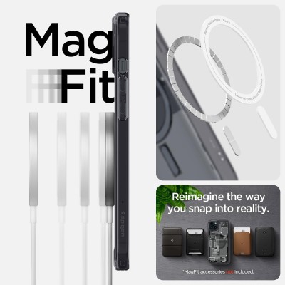 Чохол Spigen для iPhone 15, Ultra Hybrid MagFit, Zero One (ACS06806)