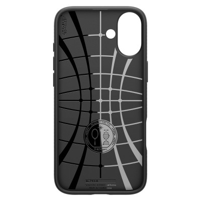 Чохол Spigen для iPhone 16 Plus, Liquid Air, Matte Black (ACS08066)