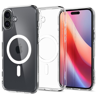Чохол Spigen для iPhone 16, Ultra Hybrid MagFit, White (ACS08205)