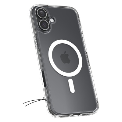 Чохол Spigen для iPhone 16, Ultra Hybrid MagFit, White (ACS08205)