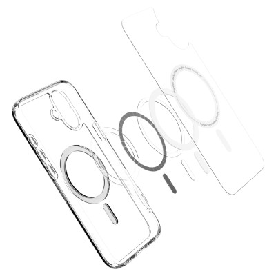Чохол Spigen для iPhone 16, Ultra Hybrid MagFit, White (ACS08205)