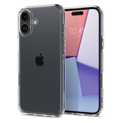 Чохол Spigen для iPhone 16, Ultra Hybrid, Crystal Clear (ACS08197)