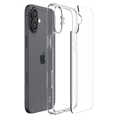 Чохол Spigen для iPhone 16, Ultra Hybrid, Crystal Clear (ACS08197)