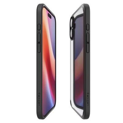 Чохол Spigen для iPhone 16, Ultra Hybrid, Matte Black (ACS08201)